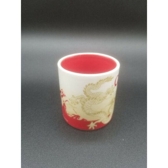 Starbucks Mini Espresso China Icon Mug Mt Everest Chinese Dragon 3 Fl Oz - Picture 2 of 6